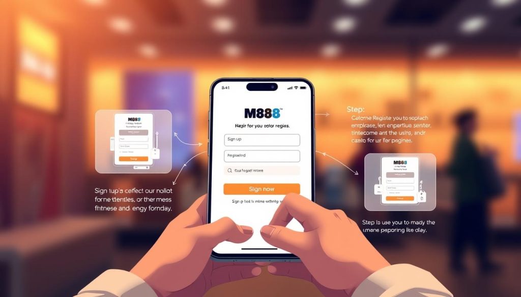 ขั้นตอนสมัคร M88