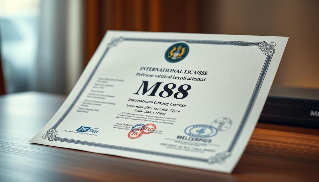 ใบอนุญาตการพนันระหว่างประเทศ M88